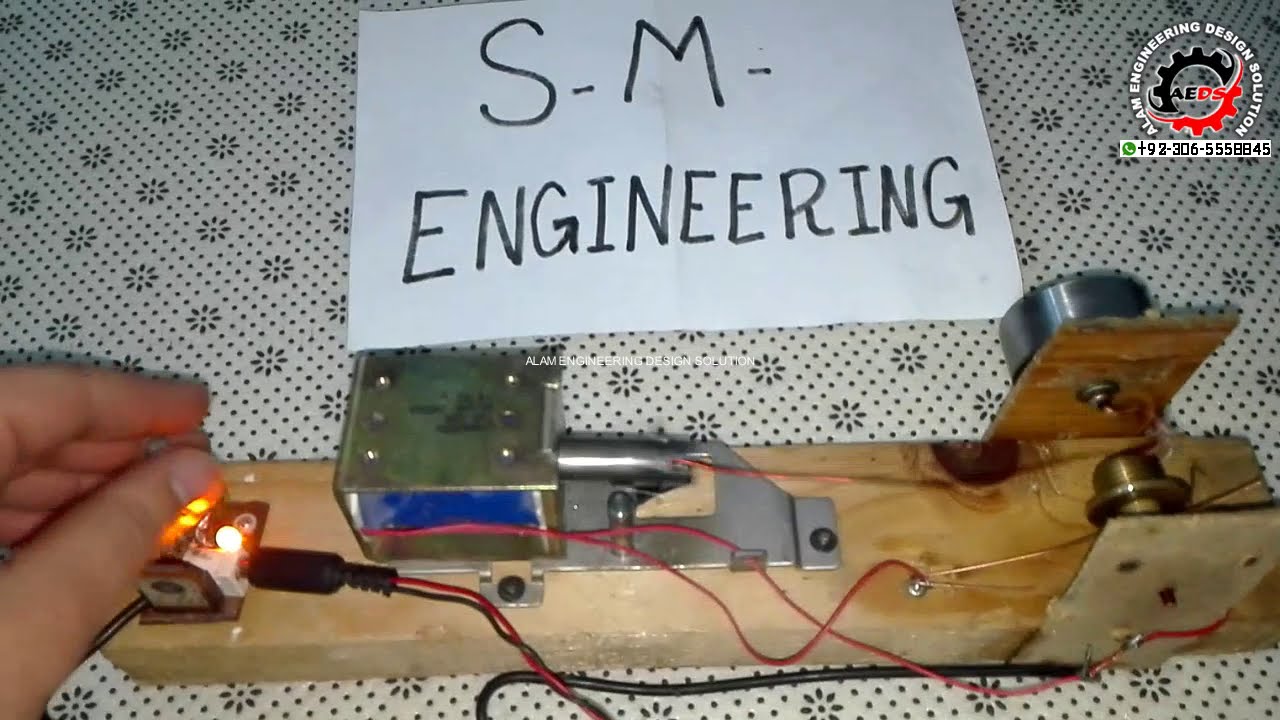 Solenoid Engine | How Solenoid Engine Works | Alam Engineering Design Solution