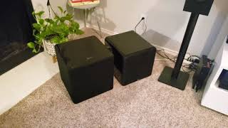 SVS SB-2000 Pro VS KEF Kube 12b Visual Comparison