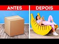 Artesanatos originais de papelão DIY que você pode fazer em casa