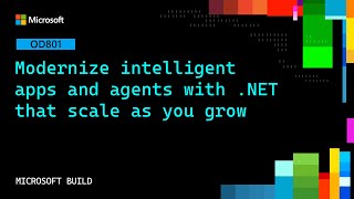 Celebrity Modernize intelligent apps and agents with .NET that scale as you grow | OD801 Net Worth
