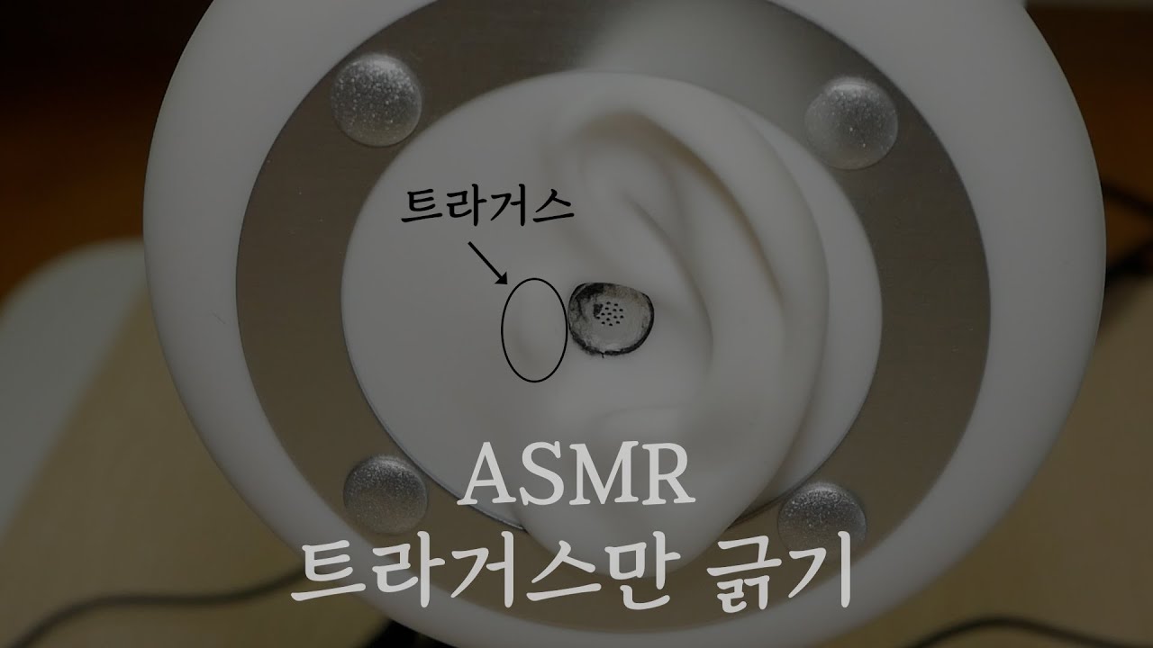 [ASMR] 트라거스만 긁기