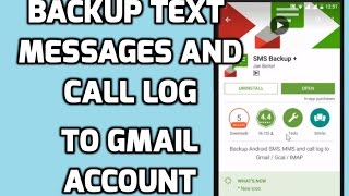 How To Backup text Messages and Call Logs of Mobile To Gmail screenshot 3