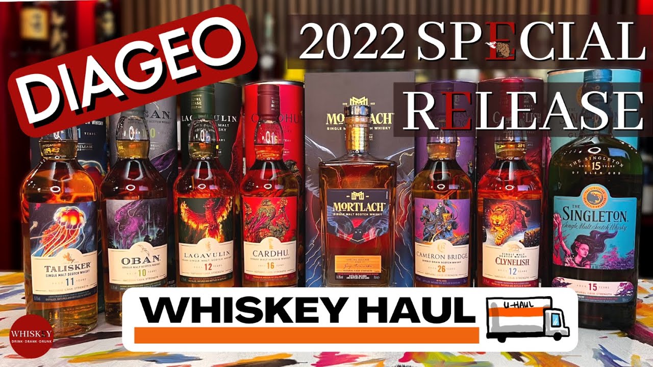 November Whiskey Haul: Scotch 2022 Diageo Special Release Haul! Lagavulin12, Oban 10, Talisker 11