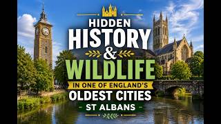 St Albans Walking Tour 🇬🇧 Riverside, Cathedral, Wildlife & Historic Streets | 4K