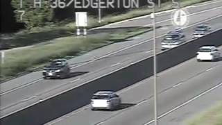 Road Buckles on Minnesota highway from heat
