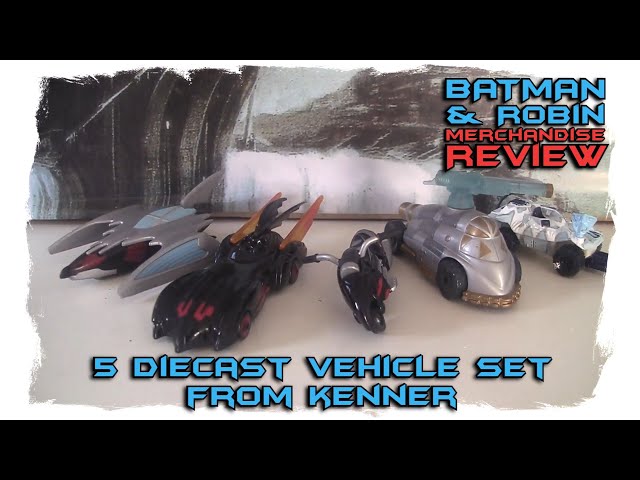 Batman & Robin Merchandise Review - 5 Diecast Vehicle Set from