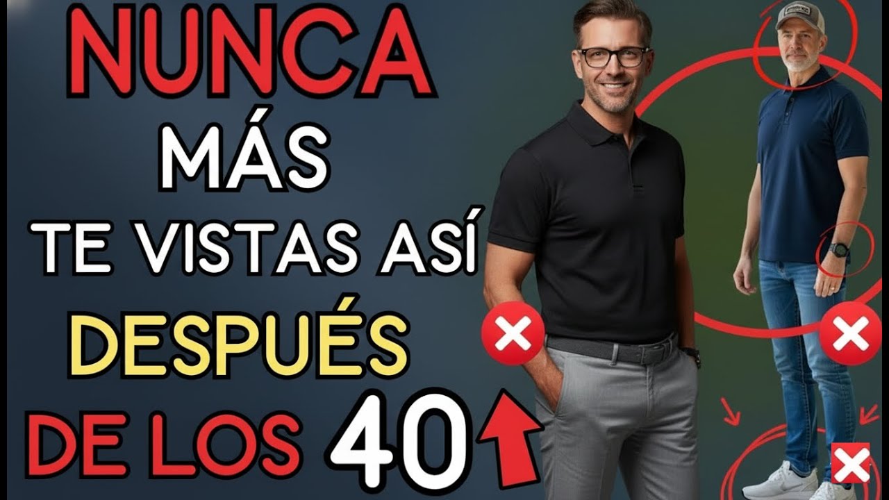 Reglas de ESTILO CASUAL que debes ROMPER después de los 40 | Moda Hombre 40+