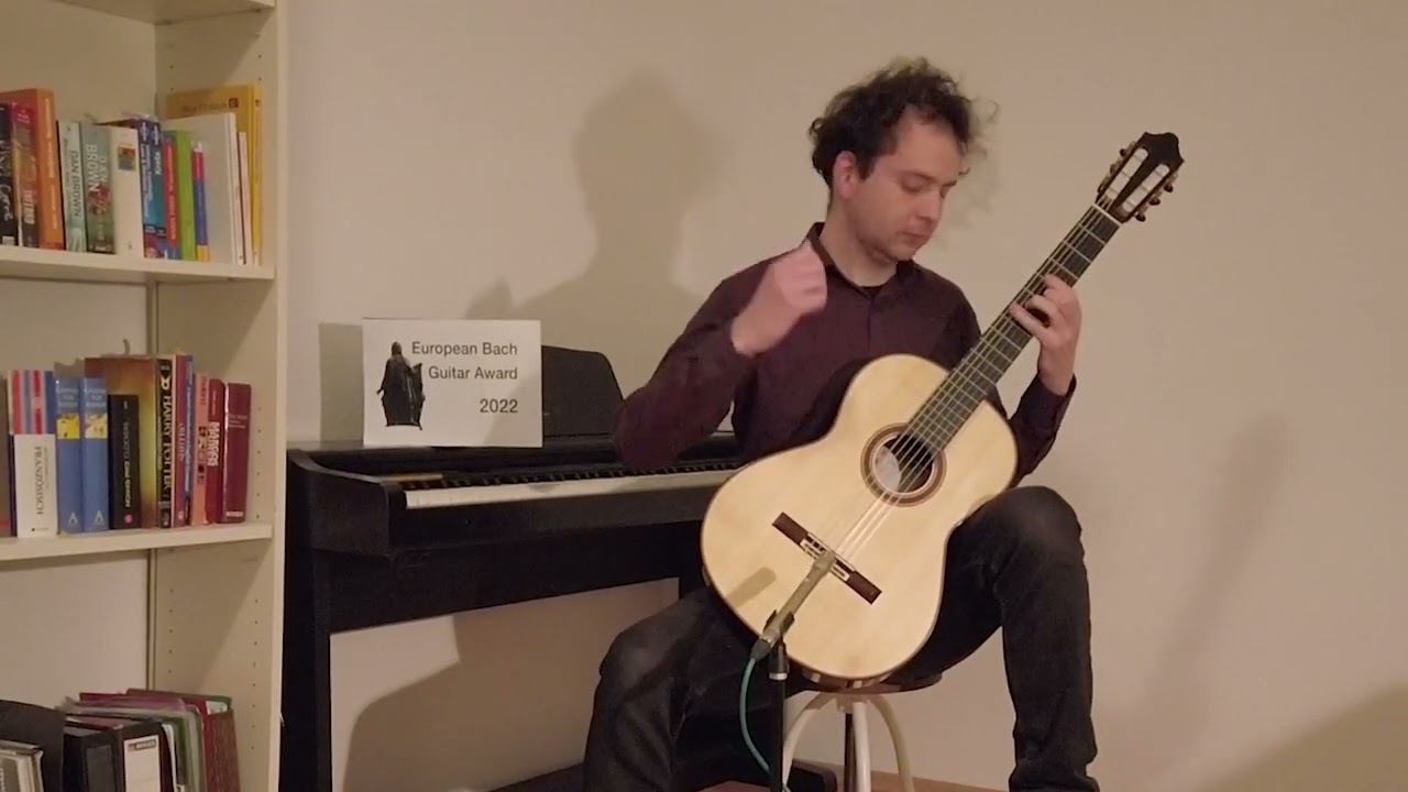 European Bach Guitar Award 2022 -- First Round -- Tomás Peña