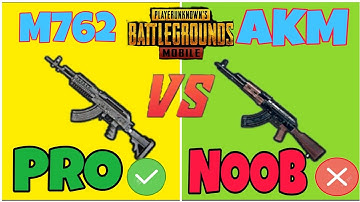 AKM vs Beryl M762 (Weapon comparison) PUBG MOBILE Guide/Tutorial( Tips and Tricks)