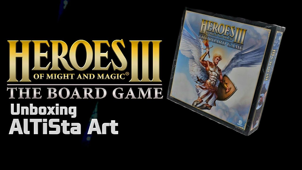 Unboxing the Heroes Of Might & Magic III Board Game