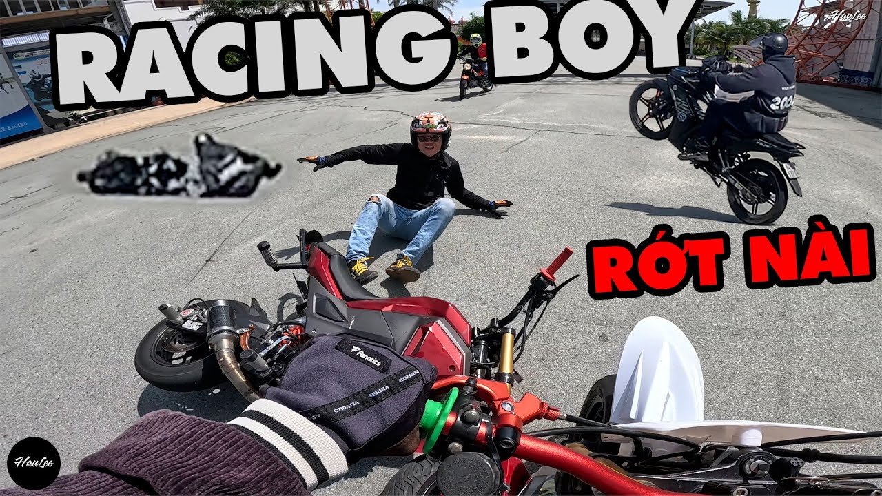 HauLee Cười xỉu với RACING BOY bị RỚT NÀI ở Lớp học BỐC ĐẦU - YouTube