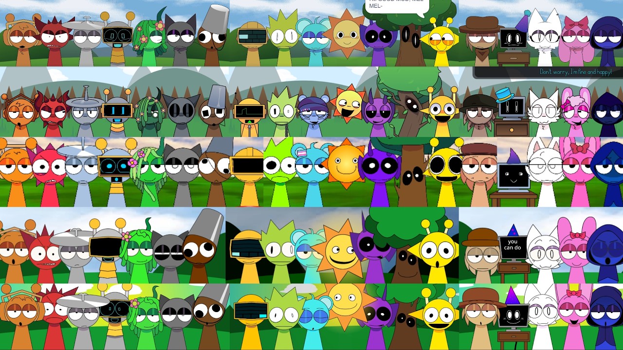Simon Real SPRUNKI BUT ALL CHARACTERS TURN INTO SIMON REALM! - YouTube