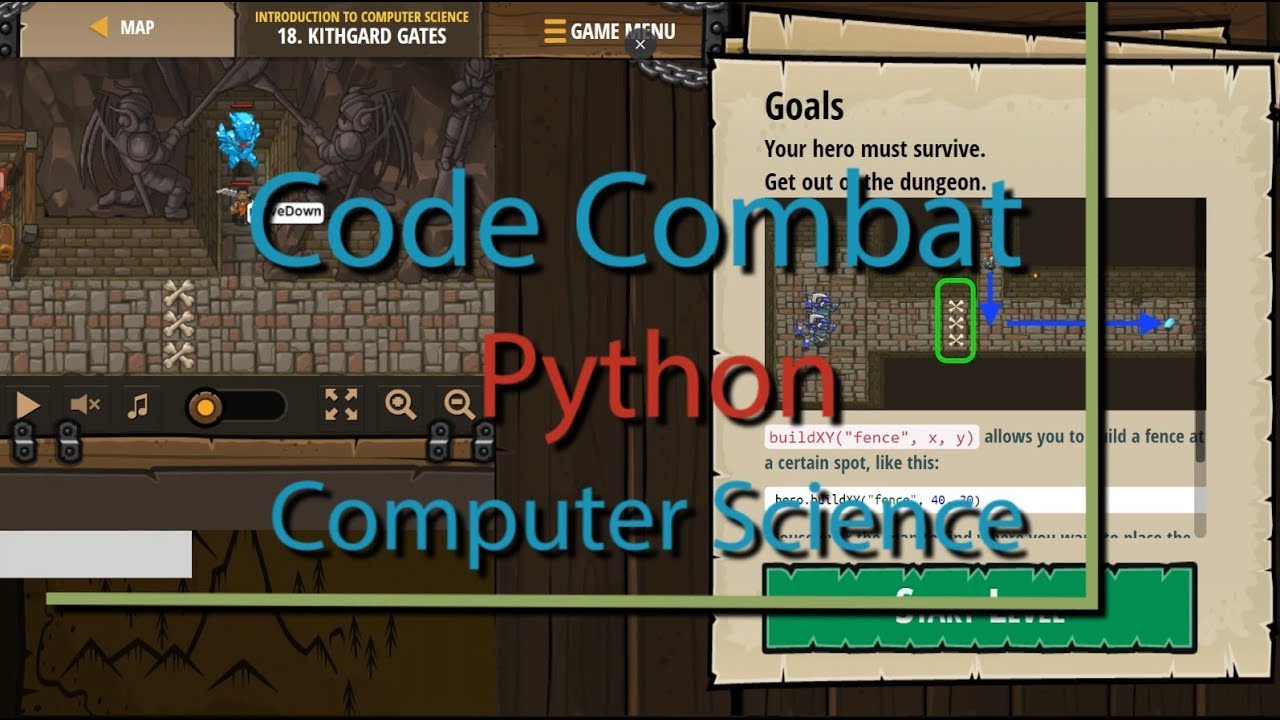 Codecombat Kithgard Gates Level 18 Python Tutorial With Solution