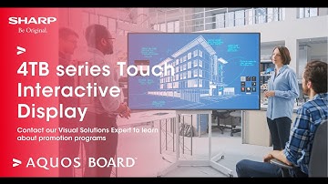 4TB AQUOS BOARD® Touch Interactive Display from Sharp