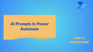 AI Prompts In Power Automate