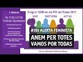 19J Alerta feminista en la Ciudad De VALENCIA