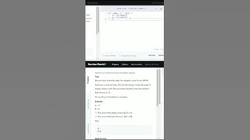 Hackerrank || Python || Introduction  ||  Python Division  #solution  #pythonprogramming #practice