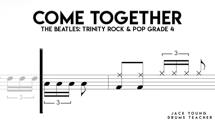 Come Together Drums version - Drums performance video thumbnail