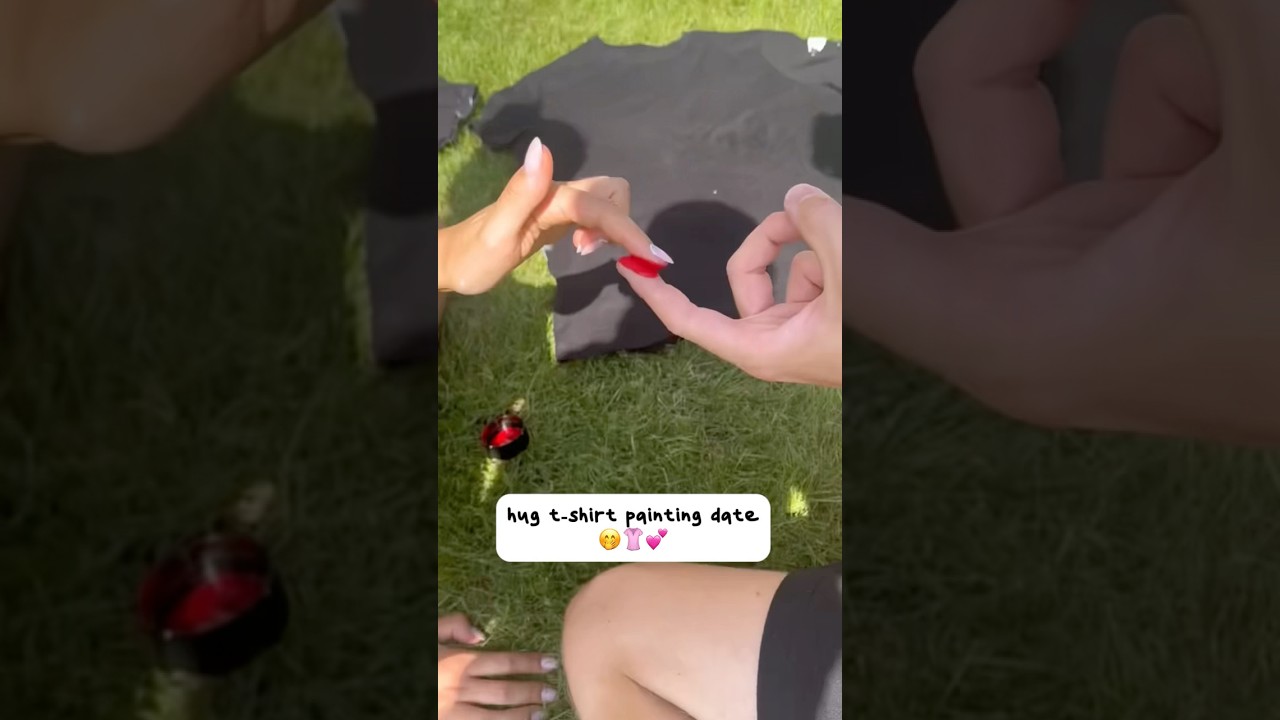 Hug T-Shirt Painting Date | Fun Craft for Friends or Couples 