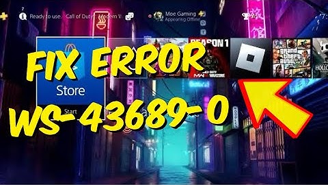 How To Fix PS4 Error Code WS-43689-0 In 2024