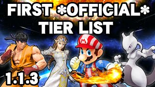 First OFFICIAL Tier List [1.1.3]! Super Smash Bros. For Wii U (4BR) ~ SSB4 Tier List
