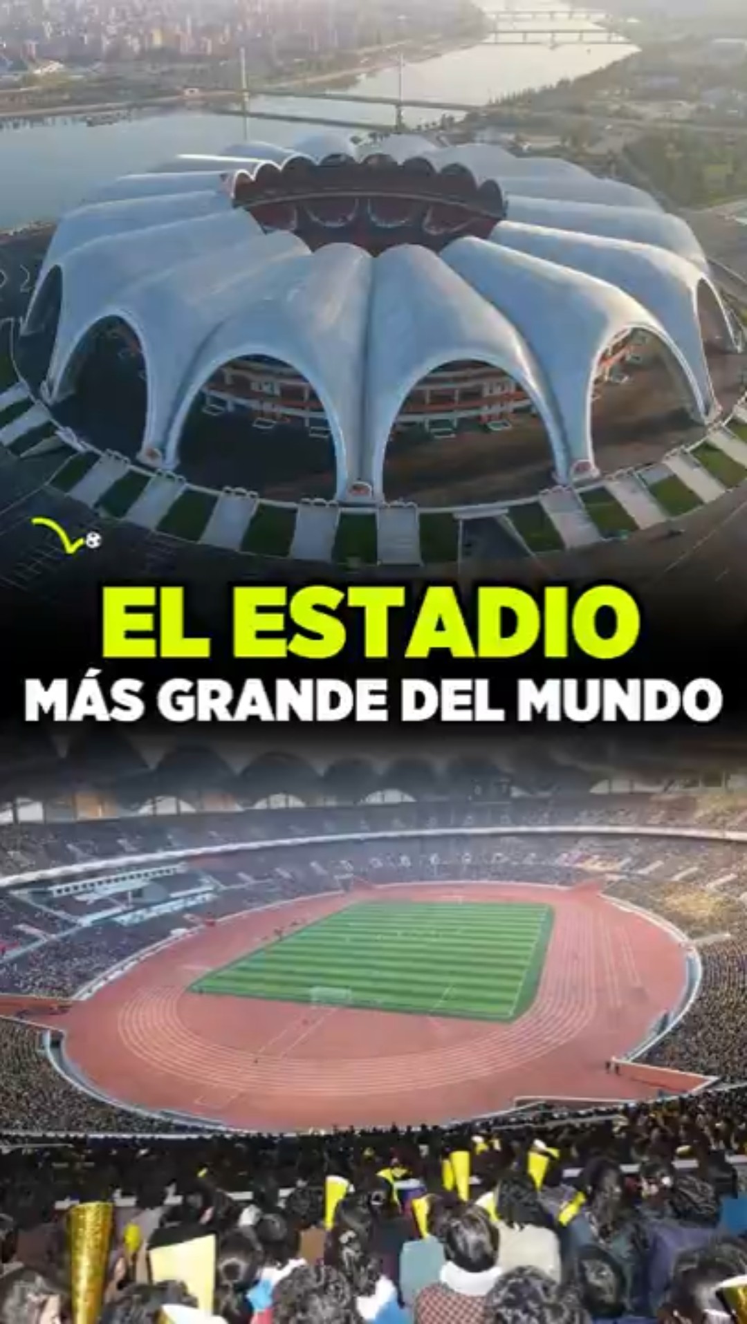 😳 The world's largest stadium is in North Korea! Rungrado 1st of