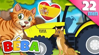 Canción del Tractor   | + Más canciones para los más pequeños en español | 22 min | BÉBA by BÉBA - Canciones infantiles en español 14,351 views 3 months ago 22 minutes