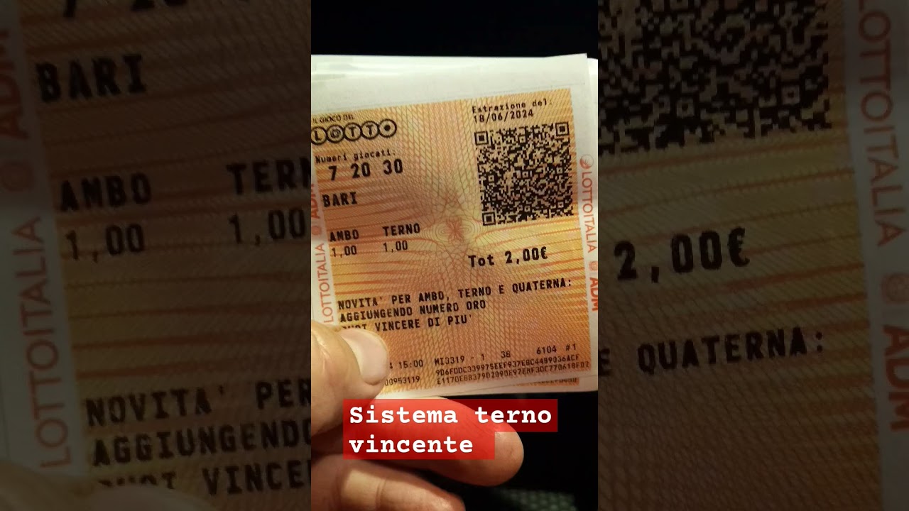 Sistema terno vincente