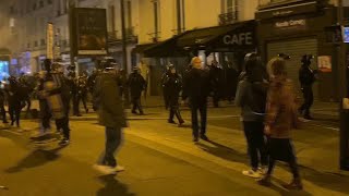 Retraites: tensions entre la police et des jeunes lors des manifestations à Paris | AFP Images