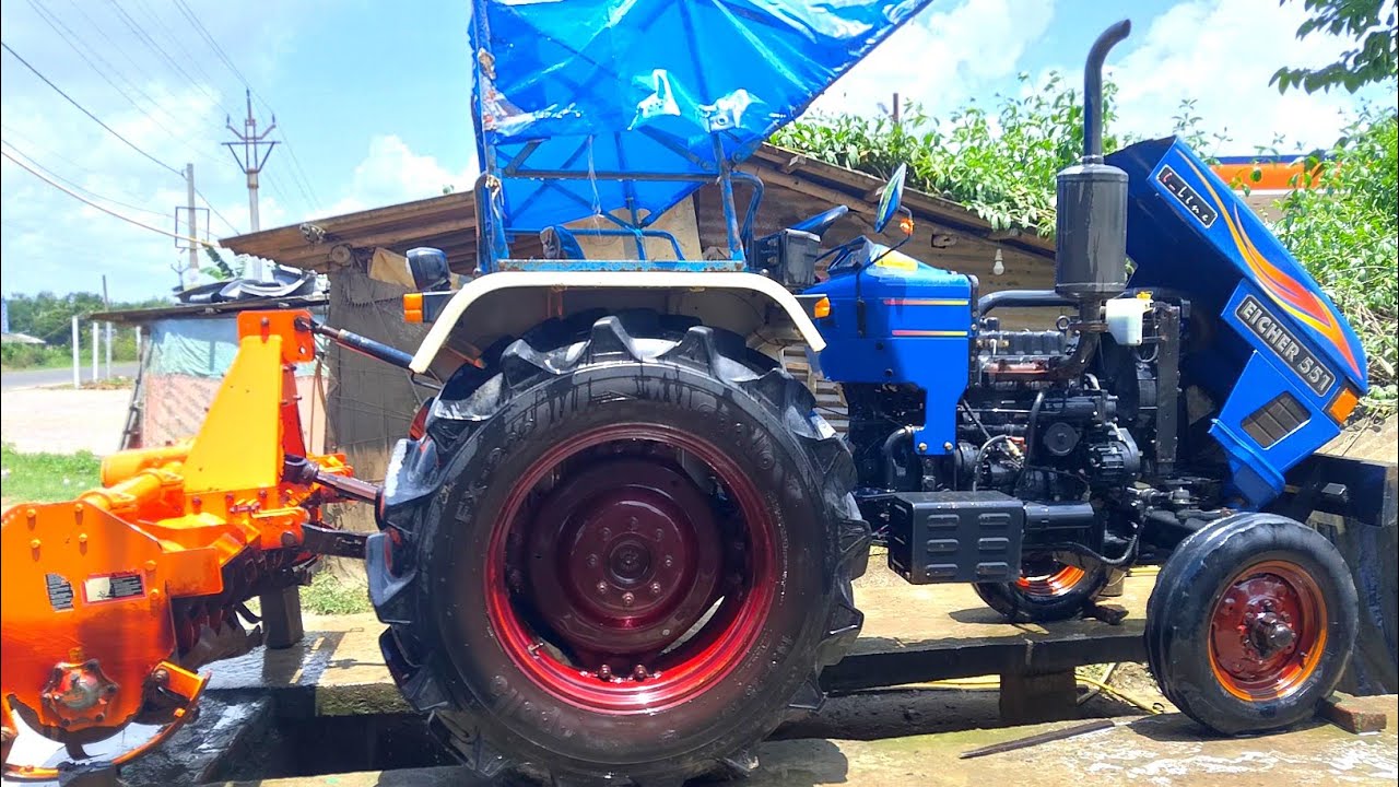 আমার Eicher tractor দেখো পুরো নতুন হয়ে গেছে 