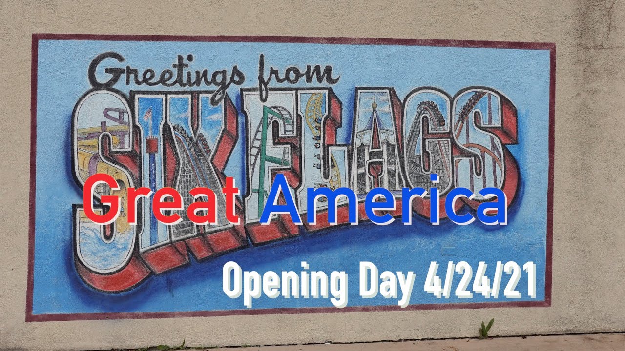 Six Flags Great America Opening Day 4 24 2021 YouTube Six Flags Great America Opening Day 4 24 2021 YouTube