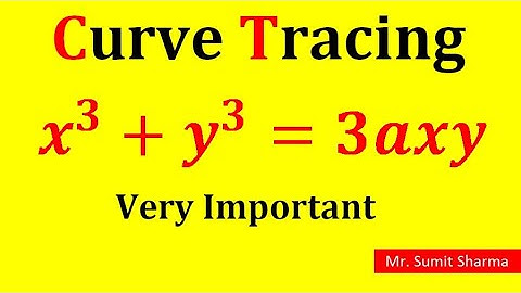 Trace the curve  x^3 + y^3 = 3axy [ folium of descartes ] bsc 1st year