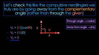 Scalars & Vectors 6 : Components (Tricky)