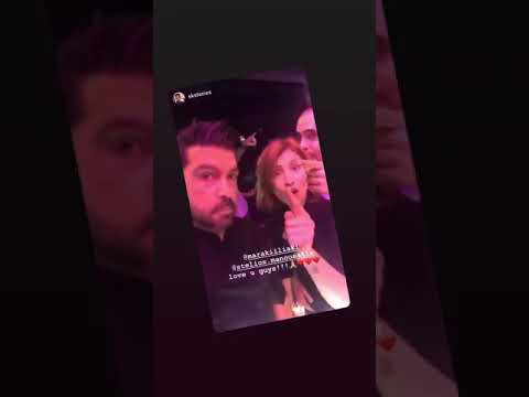 Η Μαρία Ηλιάκη μαζί με τον Στέλιο Μανουσάκη στην Αθήνα