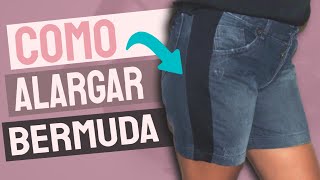 Como Alargar Shortsbermuda Apertado - Conserto De Roupas