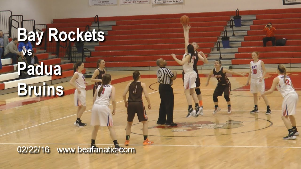 Bay Rockets vs Padua Bruins Womens Varsity Basketball YouTube