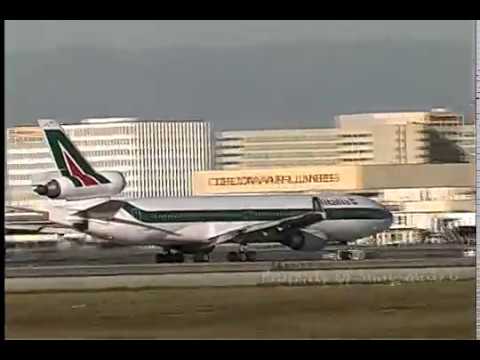 Alitalia 747 MD11 777 & 767 across the USA