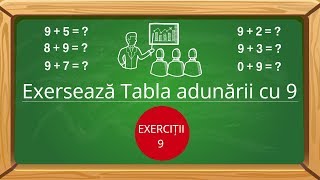 Exersează Tabla Adunarii Cu 9 Fișă De Lucru - Adunarea Cu 9Video