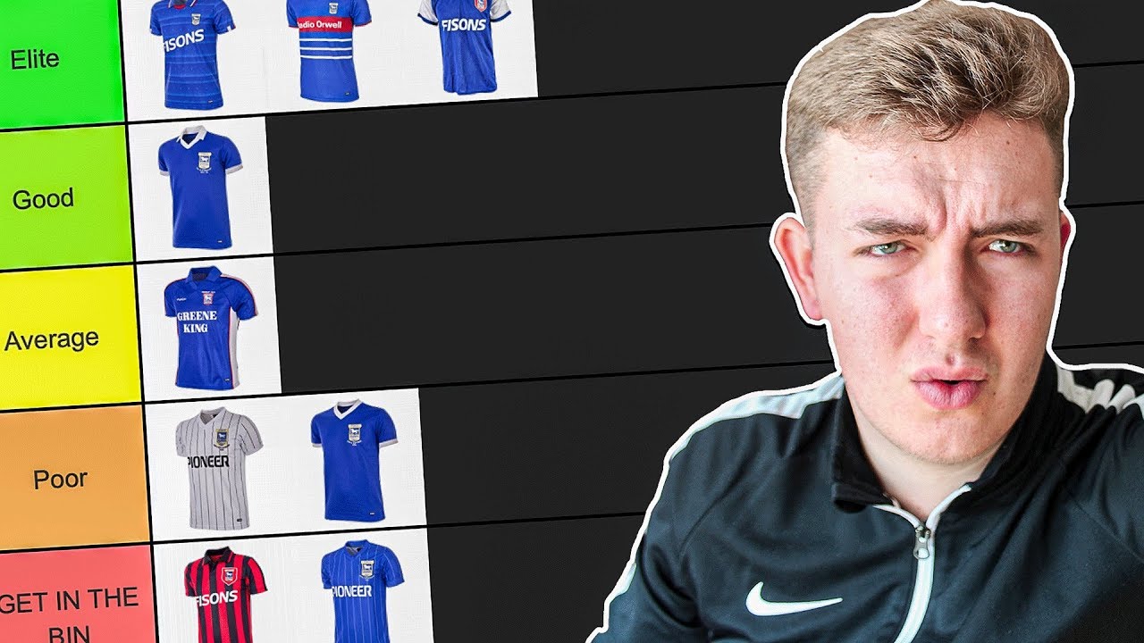 RANKING IPSWICH TOWN RETRO KITS BEST to WORST (1977-2000) - YouTube