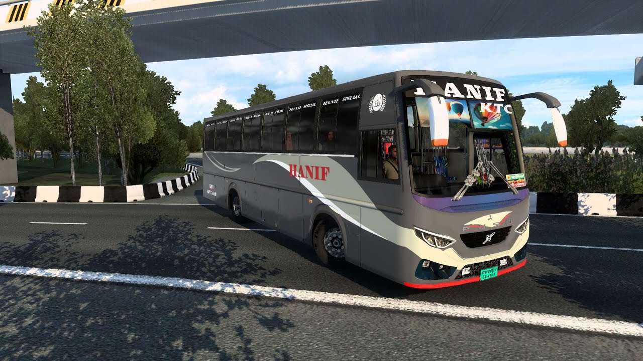 Kuril to Nolka II MBD IlI ETS2 II HANIF II Bus Simulator Bangladesh Gameplay.