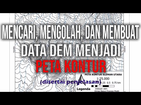 Cara Membuat Peta Kontur dari awal di QGIS! (disertai penjelasan) - YouTube