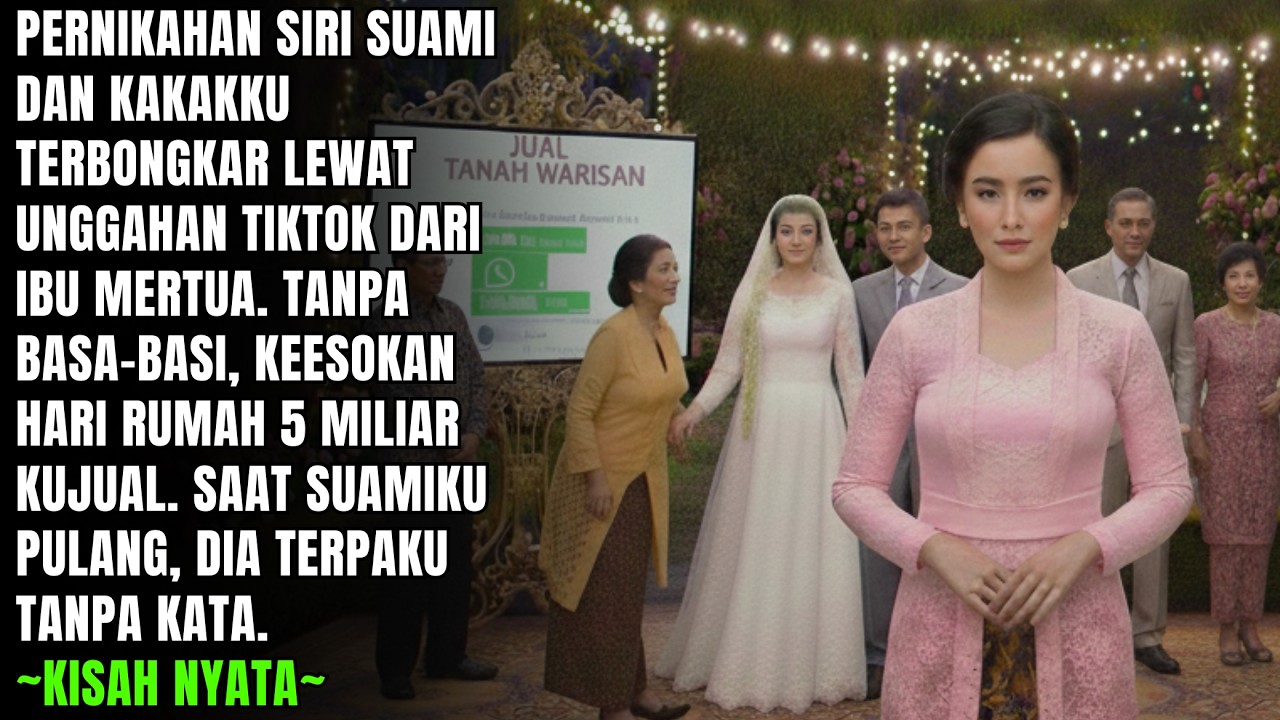 Diam² Suami & Kakakku Nikah Siri, Aku Lihat Di Tiktok Mertua - Rumah 5 Miliar Langsung Kujual!