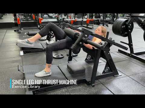 Single Leg Hip Thrust Machine