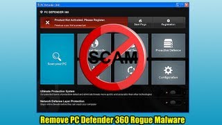 Remove PC Defender 360 Rogue Malware