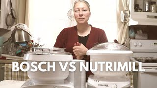 Does the Bosch beat the Nutrimill | Comparing stand mixers