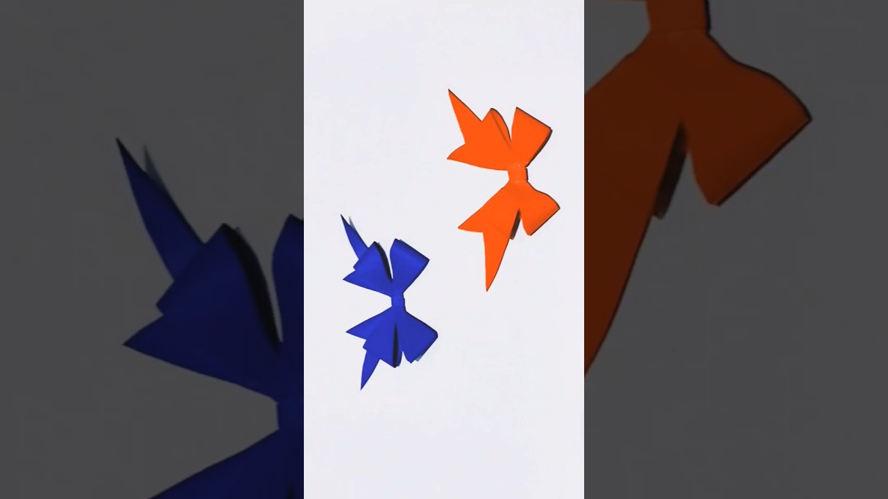 New Craft video/Trending/Easy paper idea/How to make Paper Bow👍