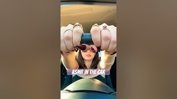 ASMR IN THE CAR (fast and aggressive gripping and tapping) #asmr