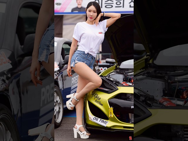 레이싱모델  정하린 직캠 쇼츠 영상Racing Model  Jung-Ha Rin fancam shorts  video