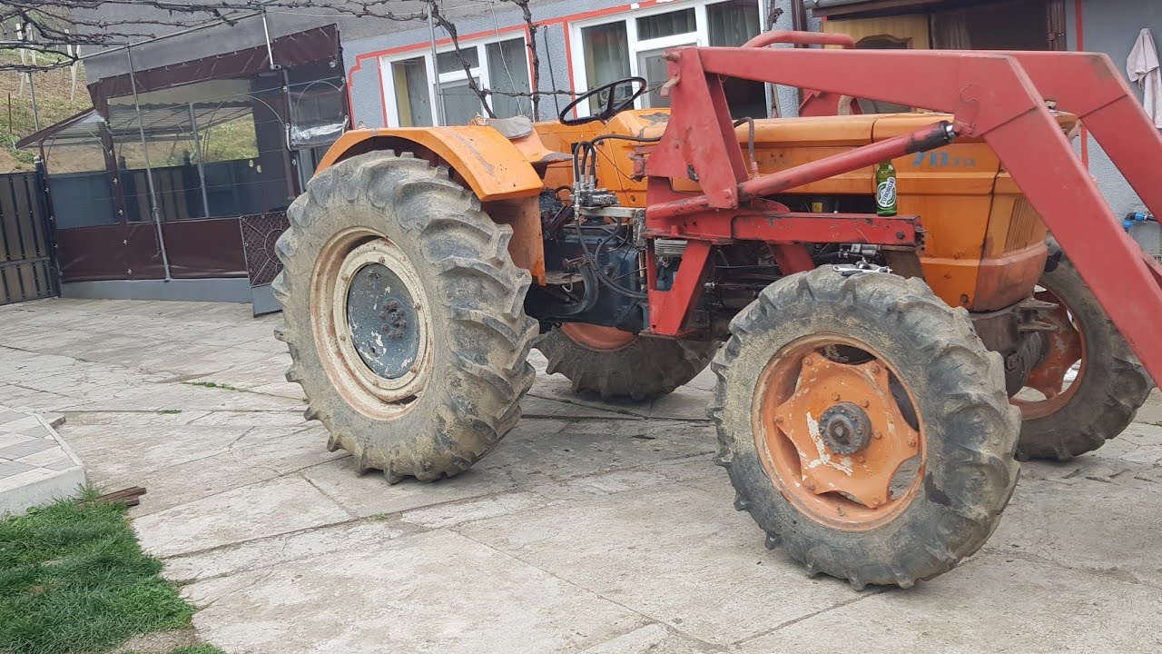 FIAT 750 DT SUPER Montat servo si distribuitor încărcător.