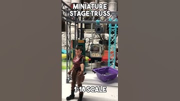 Miniature, Modular stage truss (3d printed)